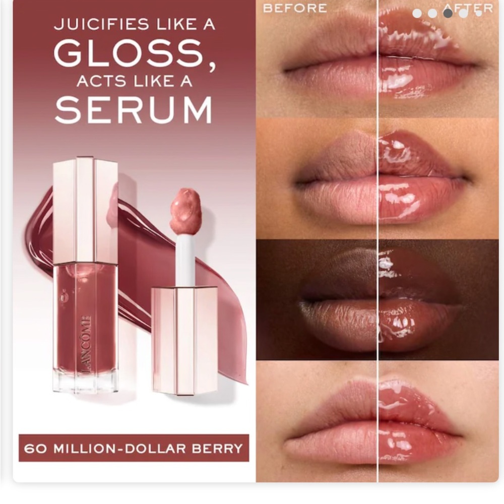 Lancôme Lip Idôle JuicyTreat Lip Oil Gloss 60 million dollar baby - Picture 2 of 7